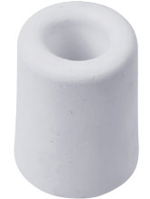 Dørstopper Ø40 x H75 mm hvit plast